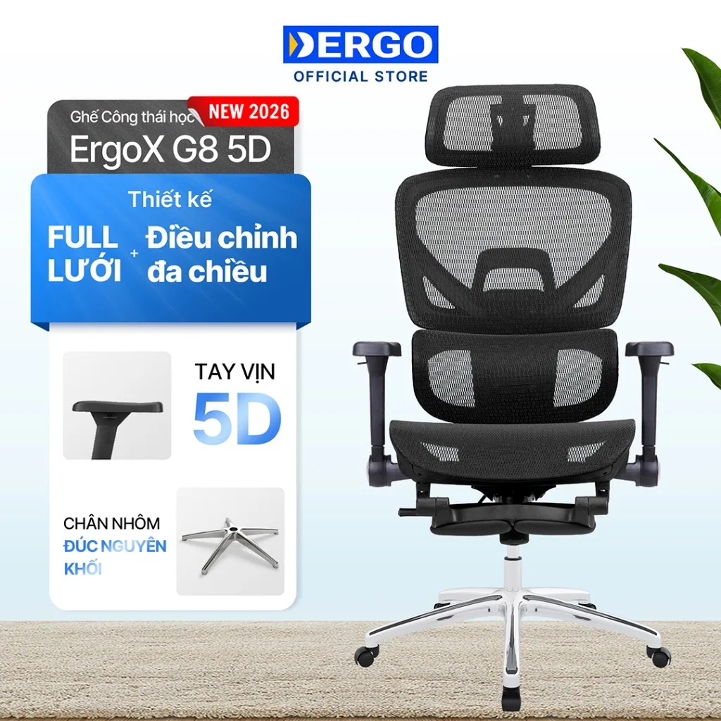 DERGO ErgoX G8 5D màu đen