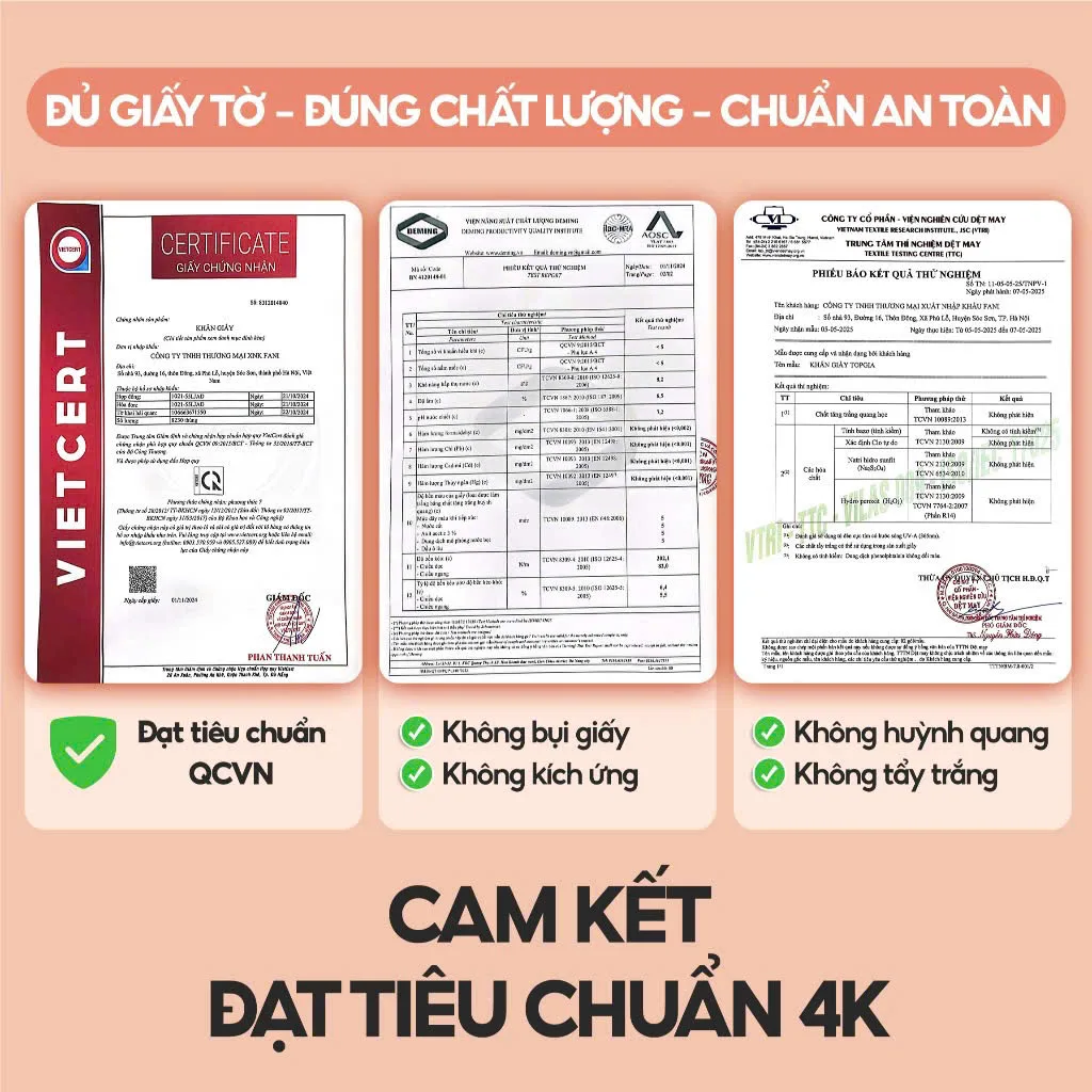 Giấy chứng nhận chất lượng